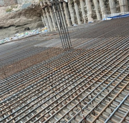 Ravi Business Center Construction Steel bottom Bar